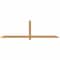 Ekena Millwork Eugene Smooth Timber Gable Bracket, Western Red Cedar, 96"W x 28"H x 3 1/2"D x 3 1/2"F, 7/12 Pitch GBW096X28X0404EUG00SWR - alternate 1